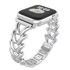 GENERICO - CORREA ACERO TRENZADA PLATA PARA APPLE WATCH