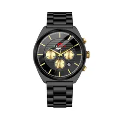 CLOCK PERU - RELOJ PANZER ORIGINAL - ELEGANTE NEGRO PAN-5