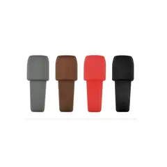 OEM - Tapon de silicona botella vino bebidas Reutilizable Sellador Gris