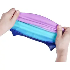 GENERICO - Gorra de natación de silicona para unisex multicolor