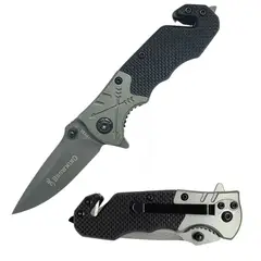 BROWNING - Navaja Multiusos F112 para Camping Caza y Supervivencia