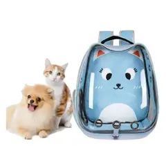 GENERICO - Mochila Transporte Mascotas Gatos Transparente Bolso