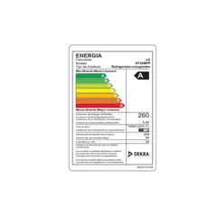 LG - Refrigeradora Top Freezer 264L con Door Cooling GT26BPP