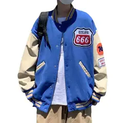 TIOZONEY - Chaqueta para parejas de otoño e invierno - Azul