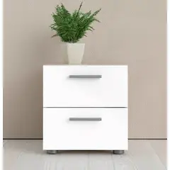 NACION MUEBLES - VELADOR LYAN COLOR BLANCO