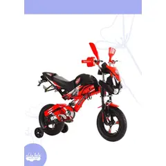 GENERICO - Bicicleta aro 16 para niño modelo moto Red