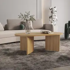 NACION MUEBLES - MESA DE CENTRO TATTOO COLOR MADERA