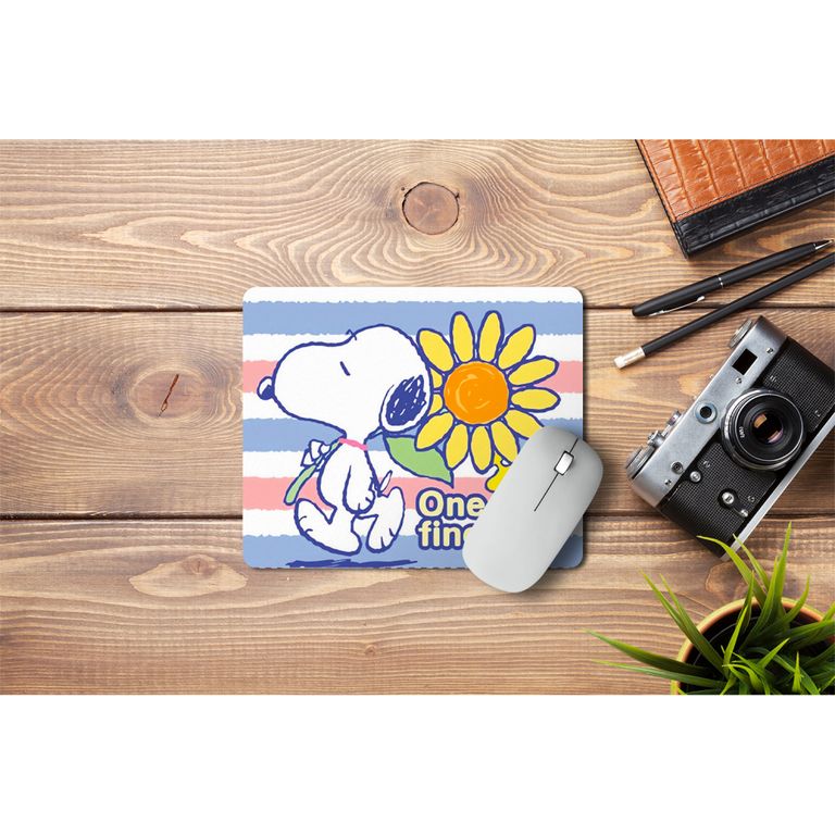 Mousepad de Neopreno Snoopy Flores