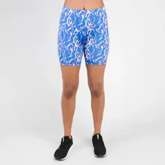 GENERICO - Licras Cortas Spyder Entrenamiento Azul Mujer