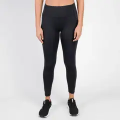 GENERICO - Licras Entrenamiento Spyder 3/4 Pretina Alta Mujer Negro