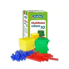 EVAFLEX - Juguete Educativo Matemático Multibase 10 o Base 10 en Caja