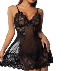 GENERICO - BABYDOLL EROTICO SEXY CON DISEÑO