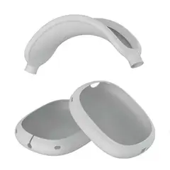 GENERICO - Funda Case De Silicona Orejas Y Diadema Para AirPods Max gris
