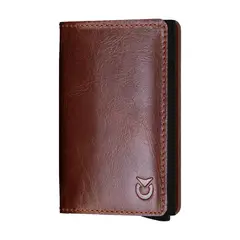 GENERICO - BILLETERA CUERO-SMART MARR?N PARA HOMBRE BIL-05