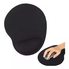 OEM - 2Pad Mouse Ergonómico con Almohadilla de Gel Descansa Muñecas Negro