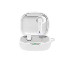 GENERICO - Funda Case De Silicona Para Audifono Jbl Wave Flex blanco