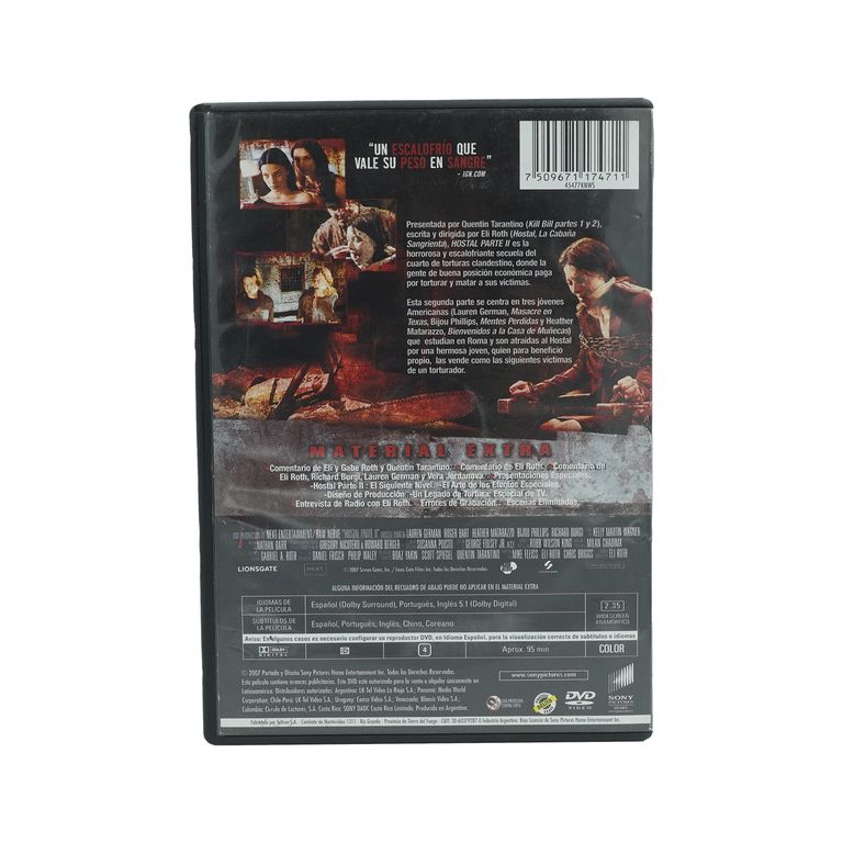 Dvd Original Hostal: Parte 2 (2007)