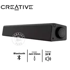 CREATIVE - Parlante Sound Bar Stage SE Mini 12W/24W Bluetooth, USB-C
