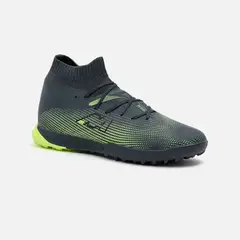 NEW ATHLETIC - Zapatillas Football Vortex106 Plomo Con Verde Neón Juvenil