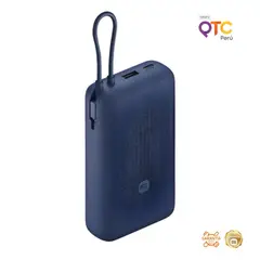 XIAOMI - Batería Externa 20000 mAh 33W con Cable Integrado PB2030MI Azul