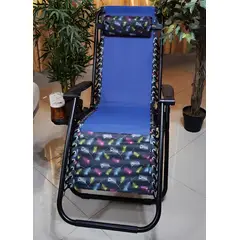 GENERICO - SILLA DE GRAVEDAD CERO PARA EXTERIORES CON BANDEJA POSA VASO