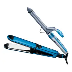 BABYLISS PRO - Combo BabylissPRO Alisador Optima 3300 BBC3300TPE y Rizador BABNT75SPE