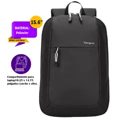TARGUS - MOCHILA INTELLECT ESSENTIAL 15.6 BLACK