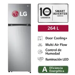 LG - Refrigeradora 264 Lts. Top Freezer con Door Cooling GT26BPP