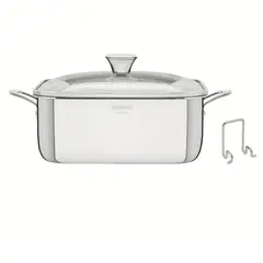 TRAMONTINA - Cacerola Cuadrada 22x22Cm 4 Lt Grano -