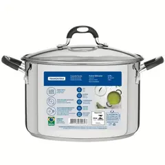 TRAMONTINA - Cacerola Astro Silicone 20 cm (3.6L) - Acero Inox