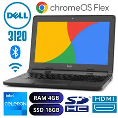 DELL - LAPTOP CHROMEBOOK FLEX 3120 SSD 16GB RAM 4GB