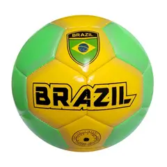 GENERICO - PELOTA PARA FÚTBOL TALLA 5 CUERO COSIDO BRASIL