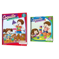 EDICIONES COQUITO - Pack 2 Libros infantiles matemática 3 años