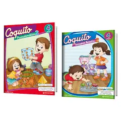EDICIONES COQUITO - Pack 2 Libros infantiles matemática 4 años