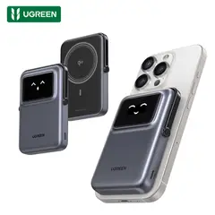 UGREEN - Power Bank 10000mAh Carga Rápida 20W Magsafe 7 5W PB572