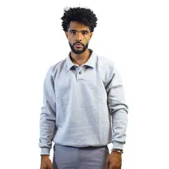 DM DEXMEN - Polera Dexmen Camisa Boton Gris