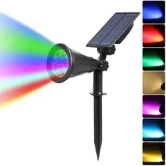 OEM - 1 Estaca Solar LED Lampara Jardín Iluminación Decoración Exterior