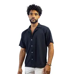 DM DEXMEN - Camisa Dexmen Mil Rayas Negro