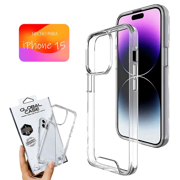 Space Case Transparente iPhone 15 Funda Para celular