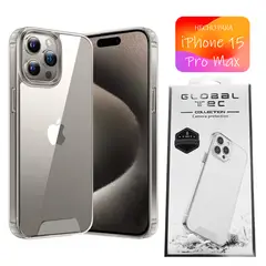 ASIA IMPORT - Space Case Transparente iPhone 15 Pro Max Funda Para celular