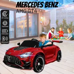 MERCEDES BENZ - Carro a Batería para Niño AMG GT Rojo