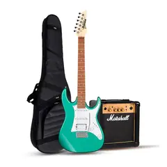 IBANEZ - GIO GRX40 METALLIC LIGHT GREEN - MARSHALL 10W