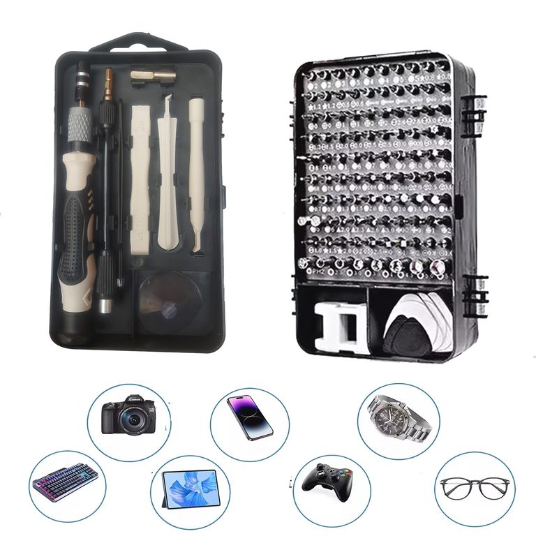 Kit completo de Herramientas de Precisión 115 piezas