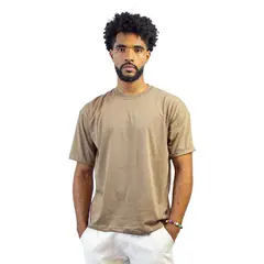 DM DEXMEN - Polo Dexmen Oversize Entero Marrón