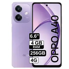 OPPO - Celular A40 4G 256GB 4GB RAM 66 cámara principal 50MP + 5MP Lila