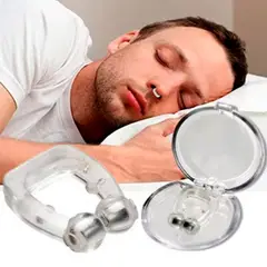 GENERICO - Antironquidos Magnetico para la nariz 2 Clip