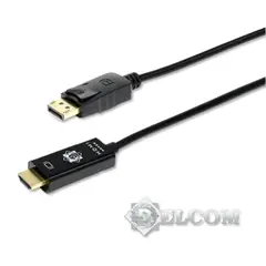 GENERICO - CABLE DISPLAYPORT DP A HDMI DE 1.80 METROS ULTRA HD 4K 30HZ DELCOM