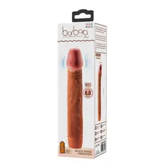 BAILE - Dildo Vibrador Principiantes 22.5 cm Ø 4.5 cm Bob Chocolate Consolador