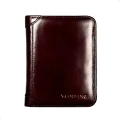 GENERICO - Billetera Manbang Cartera Clásico Billetera Cuero Genuino