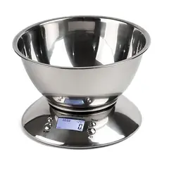 OEM - Balanza Digital Gramera 5kg Acero Inoxidable Termómetro Temporizador